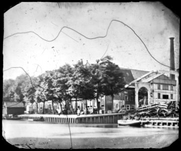 Westerdok, Gezien naar Zandhoek, 1861 (max res) photo