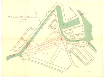 Westerhaven - projectie Eendrachtskanaal