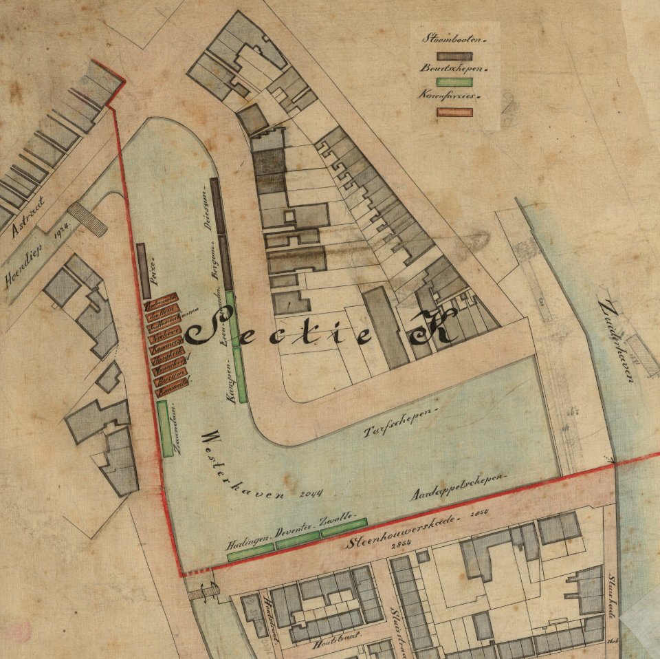 Westerhaven Groningen 1845