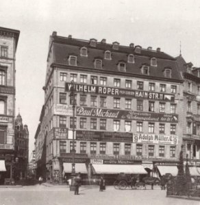 Westseite Markt Leipzig um 1890 cropped