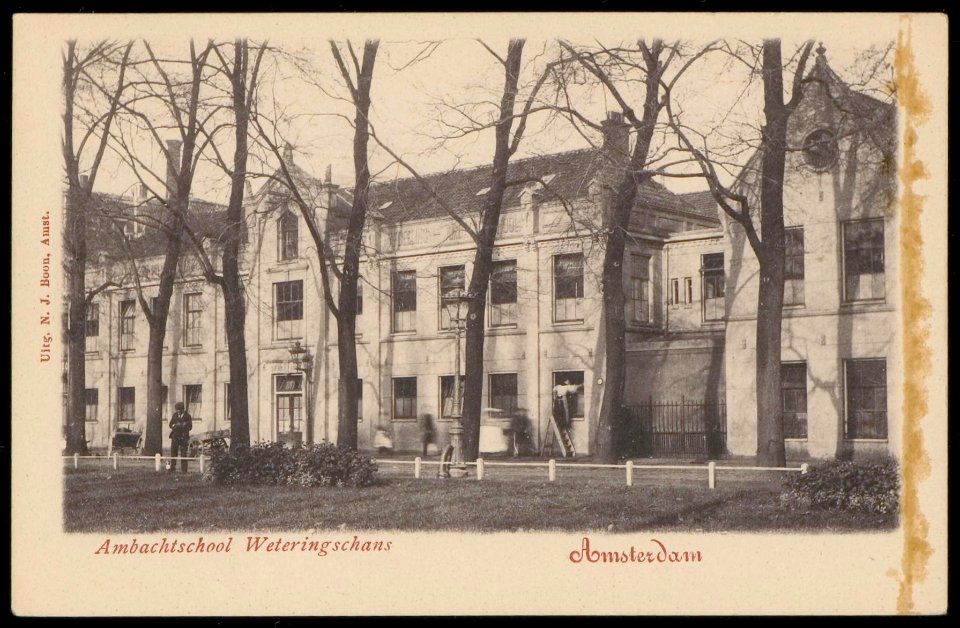 Weteringschans 165 bij het Weteringcircuit. Uitgave N.J. Boon, Amsterdam photo