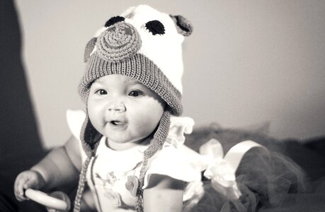 Smile bebe black and white