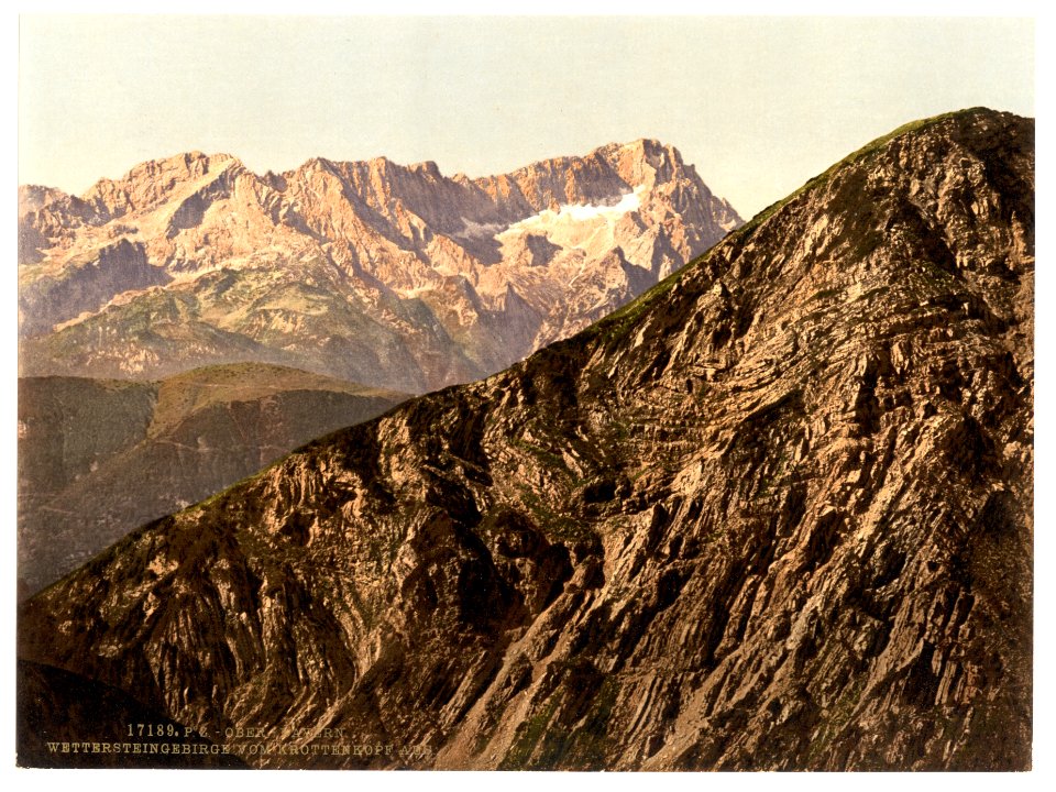 Wettersteingebirge from Krottenkopf, Upper Bavaria, Germany-LCCN2002696310