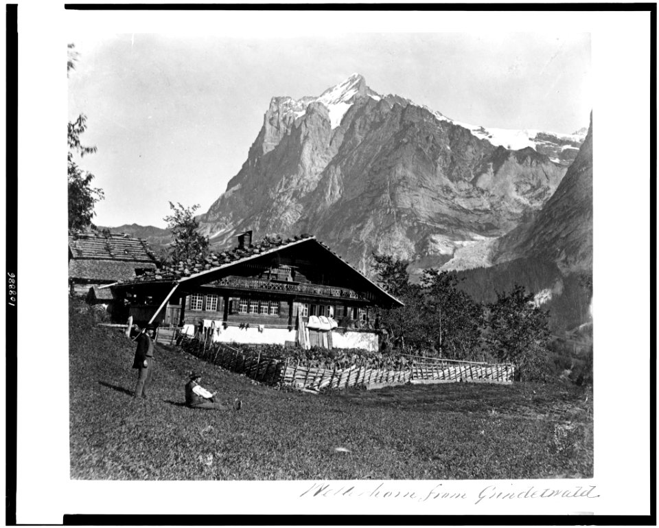 Wetterhorn from Grindelwald LCCN94514047