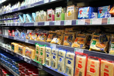 Dairy production supermarket