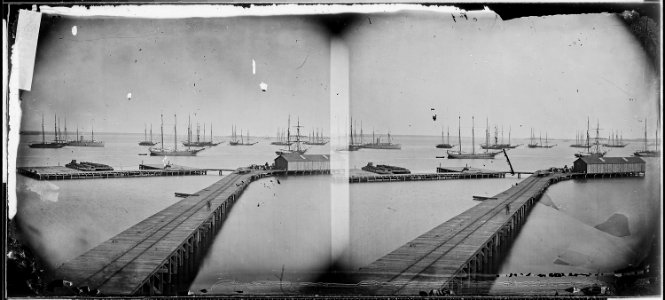 Wharf at City Point, Va - NARA - 528213