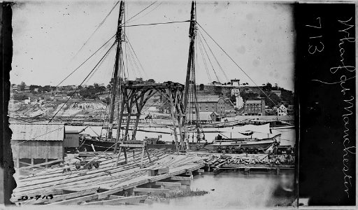 Wharf at Manchester, Va - NARA - 525118