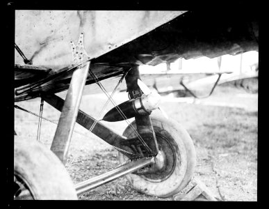 Wheels and underside of aircraft LCCN2016894407