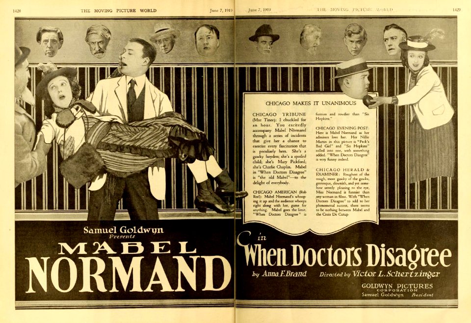 Mabel Normand in When Doctors Disagree