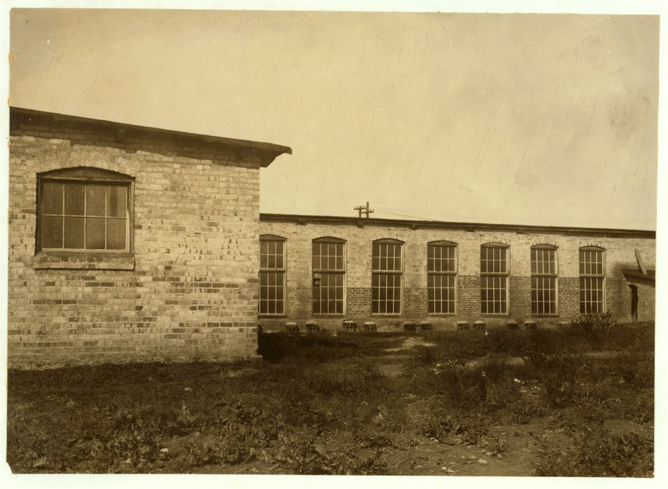 Where it happened. (See photos 3070 to 3074) Sanders Cotton Mfg. Co., Bessemer City, N.C. In this and the adjoining mill (run by the same company) there were still many dangerous unprotected LOC nclc.02661