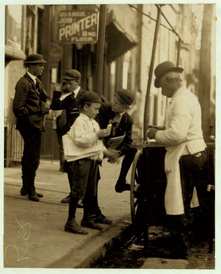 Where some of the newsboy's money goes. LOC nclc.03611