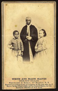 White and black slaves from New Orleans - photographed by Kimball, 477 Broadway, N.Y. LCCN2010647897