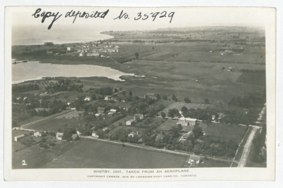 Whitby Ontario from the Air (HS85-10-35929) original