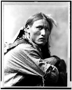 White Belly, Indian, half-length portrait, facing right LCCN92521977