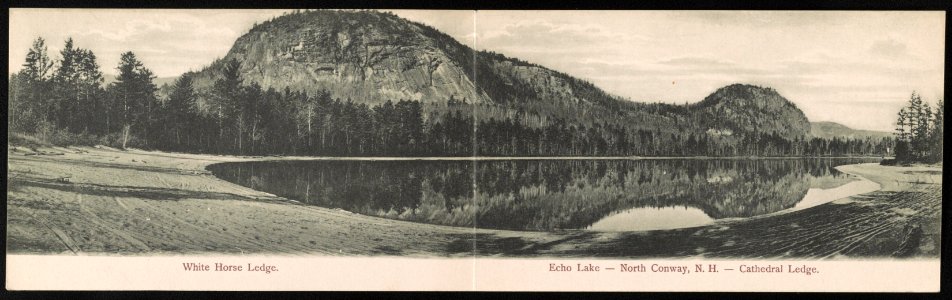 White Horse Ledge. Echo Lake, North Conway, N.H., Cathedral Ledge LCCN2013646544