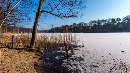 Winter landscape cold photo