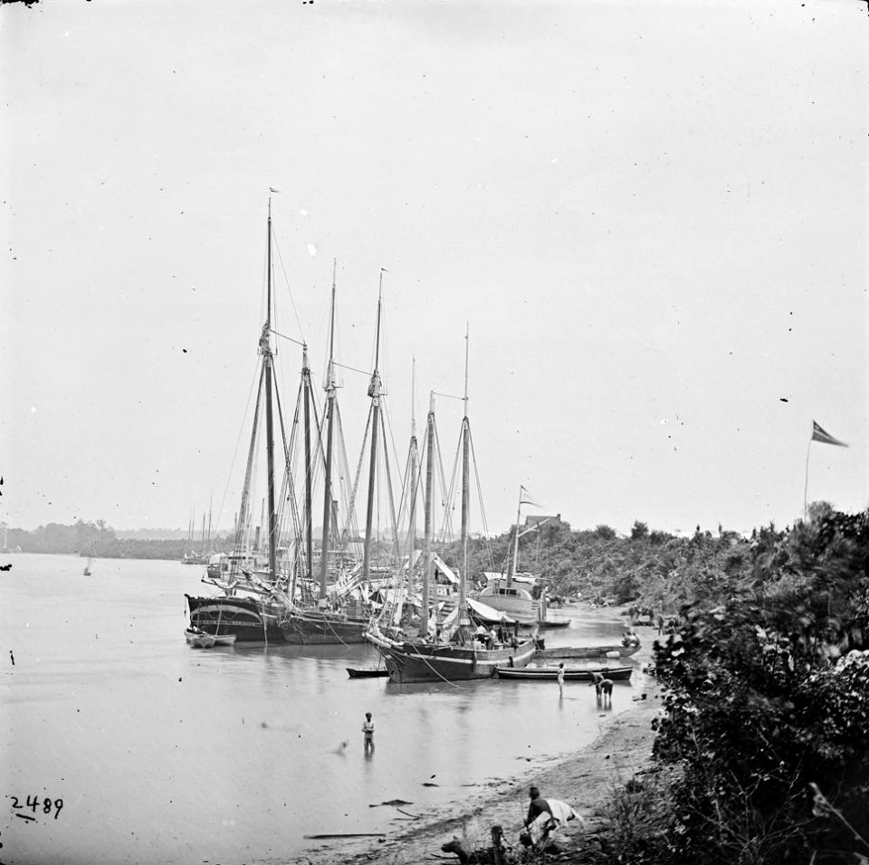 White House Landing, Va. View down river