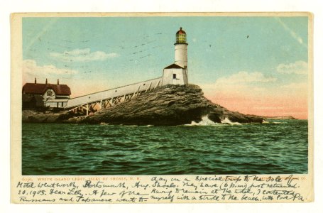 White Island Light, Isles of Shoals, N.H. LCCN2005680012