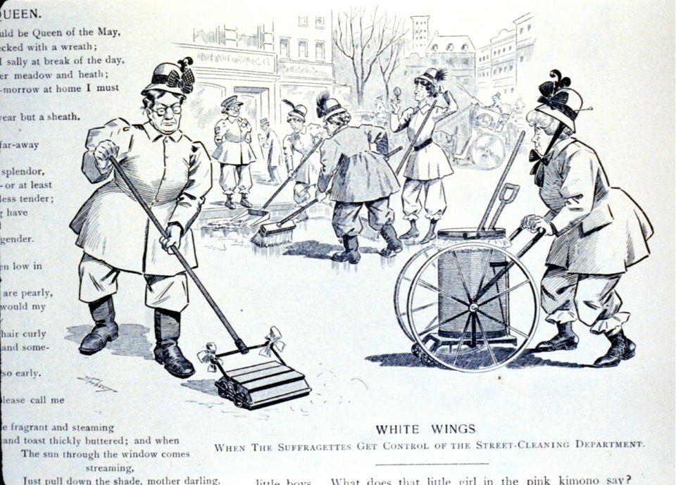 White wings. When the suffragettes get control of the street-cleaning department LCCN2002720348