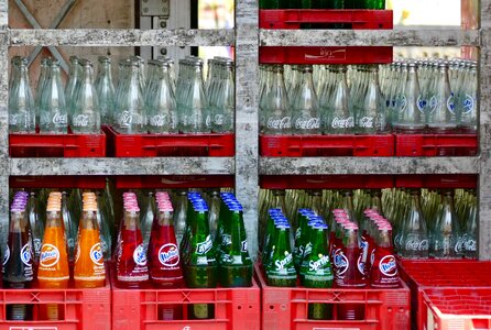 Returnable bottle kiosk fanta