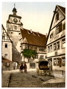White Tower (i.e. Weisser Turm), Rothenburg (i.e. ob der Tauber), Bavaria, Germany-LCCN2002696180 photo