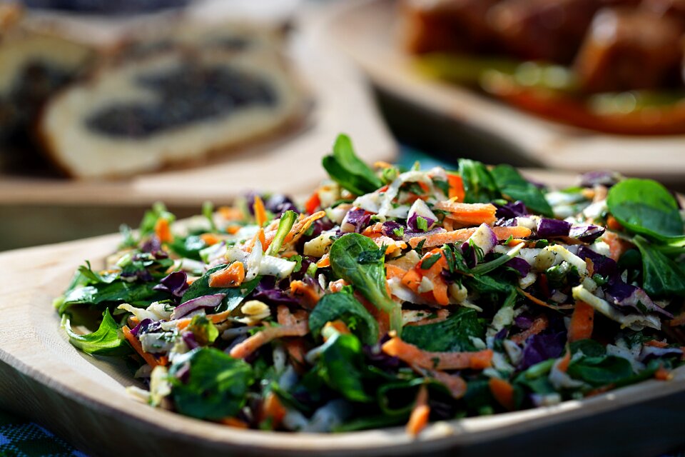 Winter salad salad raw salad christmas