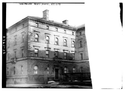 Whitelaw Reid's Home, N.Y.C. LCCN2014690093