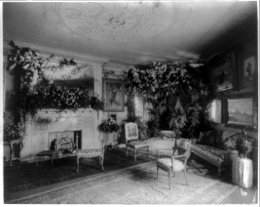 Whittemore House, Washington, D.C. - interior of parlor, showing decorations LCCN2001698318