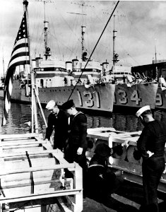 Wickes class destroyers before transfer to the UK 1940