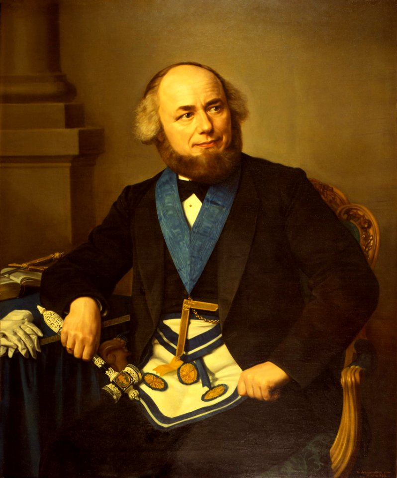 Wichard Lange 1873 von Friedrich Wilhelm Graupenstein (Ausschnitt)