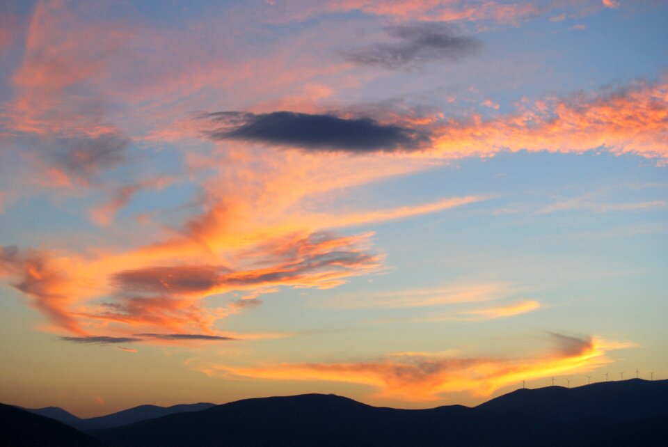 Blue twilight dusk photo