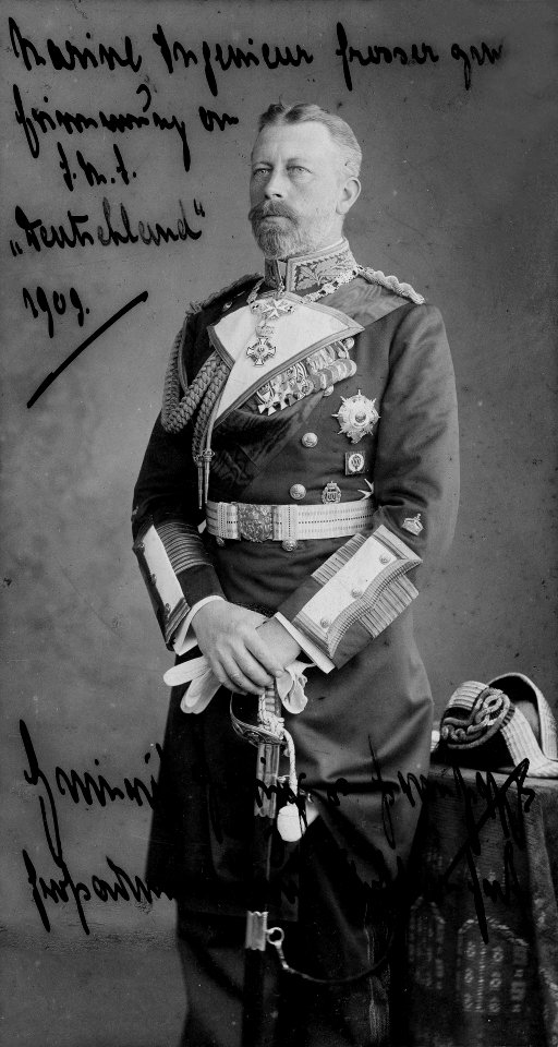 Widmungsporträt des Prinzen Heinrich von Preußen (Kiel 44.825)