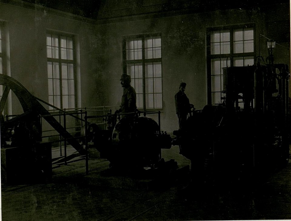 Wie Nr,4985., Maschinenhalle, Luftverflüssigungsanlage. (BildID 15516045)