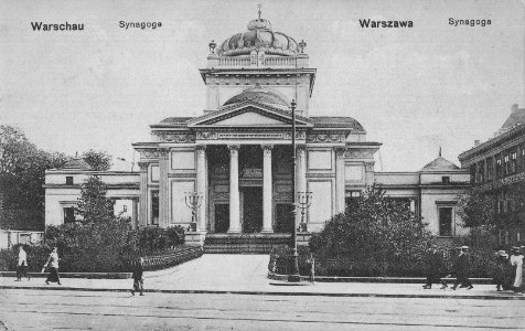 Wielka Synagoga na Tłomackiem pomiędzy 1915 a 1918 photo