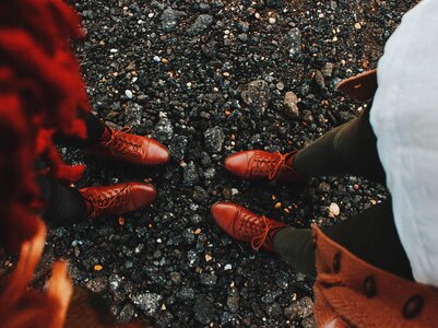 Shoes pairs brown