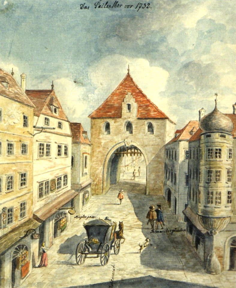 Wien Peilertor vor 1732