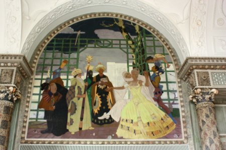Wiesbaden Kurhaus Muschelsaal Gemälde2