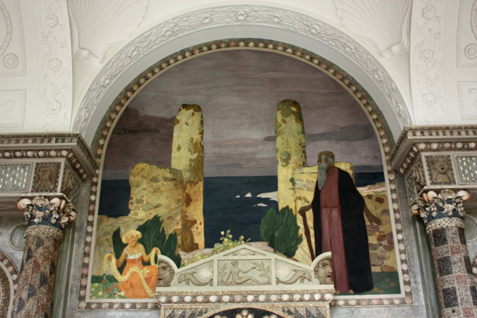 Wiesbaden Kurhaus Muschelsaal Gemälde1