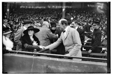 Wife of Red Sox owner, J.J. Lannin & Percy Haughton, pres. of Boston Braves (baseball) LCCN2014702908