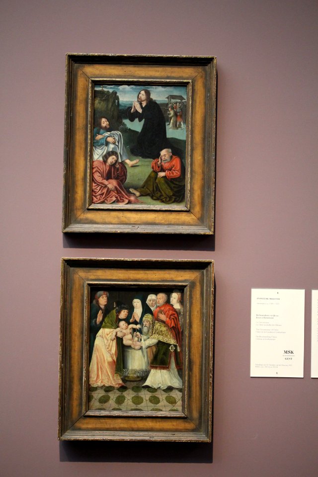Wiki Loves Art - Gent - Museum voor Schone Kunsten - De besnijdenis van Jezus + Jezus in Getsemane (Q21679767+Q21679768)