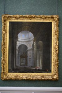 Wiki Loves Art - Gent - Museum voor Schone Kunsten - Interieur van de Sint-Pieterskerk in Rome (Q21676510)