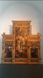 Wiki Loves Art - Bruxelles - Porte de Hal - Retable marial (Salle des guildes) (2)