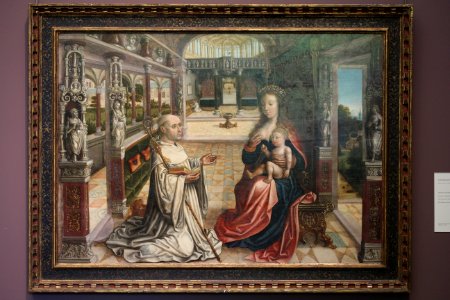 Wiki Loves Art - Gent - Museum voor Schone Kunsten - Lactatio van de heilige Bernardus van Clairvaux (Q21680484) (2)