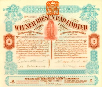 Wiener Riesen Rad Ltd 1898