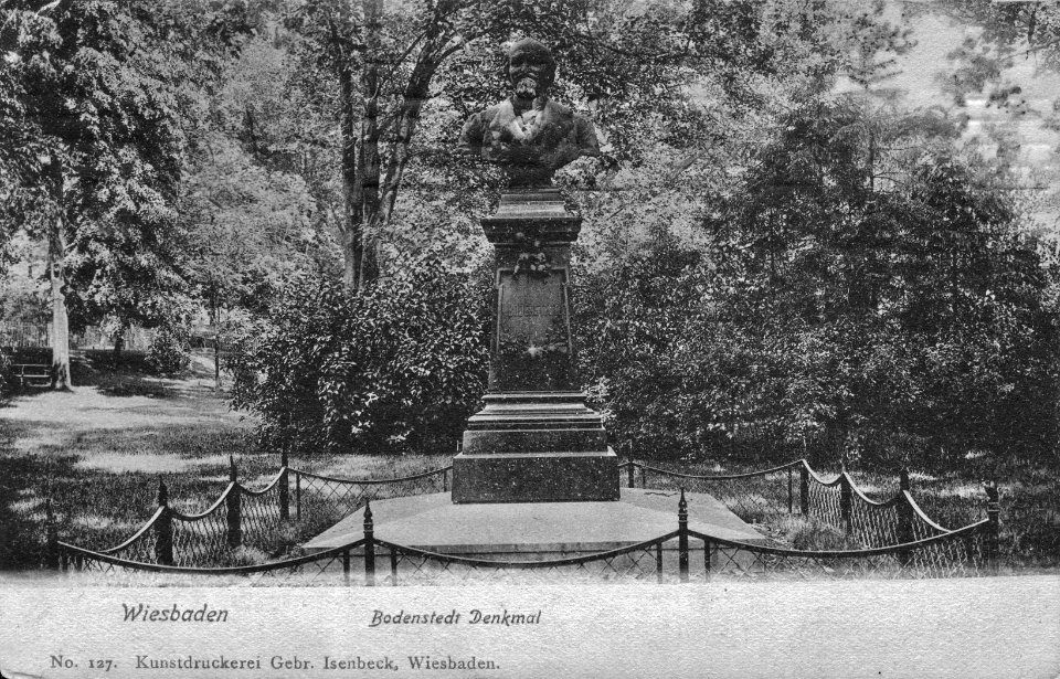 Wiesbaden Denkmal Friedrich von Bodenstedt (1)