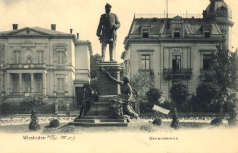 Wiesbaden, Hessen - Bismarckdenkmal (Zeno Ansichtskarten)