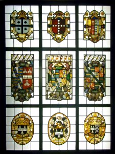 Wikimania 2014 - Victoria and Albert Museum - Stained glass panels - Beaupré Hall222166