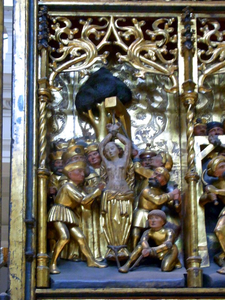 Wikimania 2014 - Victoria and Albert Museum - Altarpiece - Saint Margaret - Detail221113