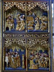 Wikimania 2014 - Victoria and Albert Museum - Altarpiece - Saint Margaret - Left221104