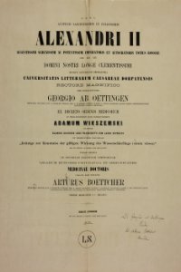 Wikszemski diploma original